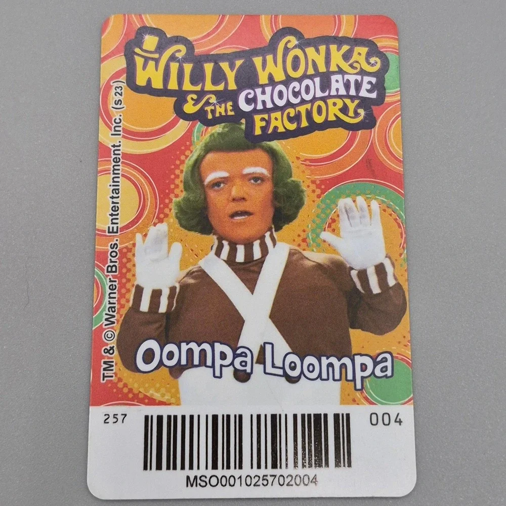 Willy Wonka and the Chocolate Factory Oompa Loompa Arcade Card 004 Warner Bros